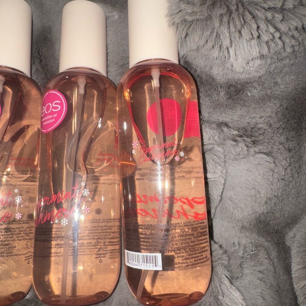 3 EOS Holiday Body Mist Limited Edition Peppermint Hydrating Spray - Picture 2 of 3